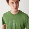 Used-effect T-shirt with chest print - Image 3