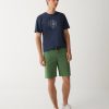 Used-effect T-shirt with chest print - Image 2