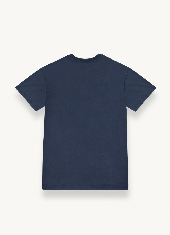 Used-effect T-shirt with chest print - Image 5