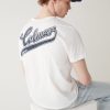Varsity T-shirt with print on the back - Image 2