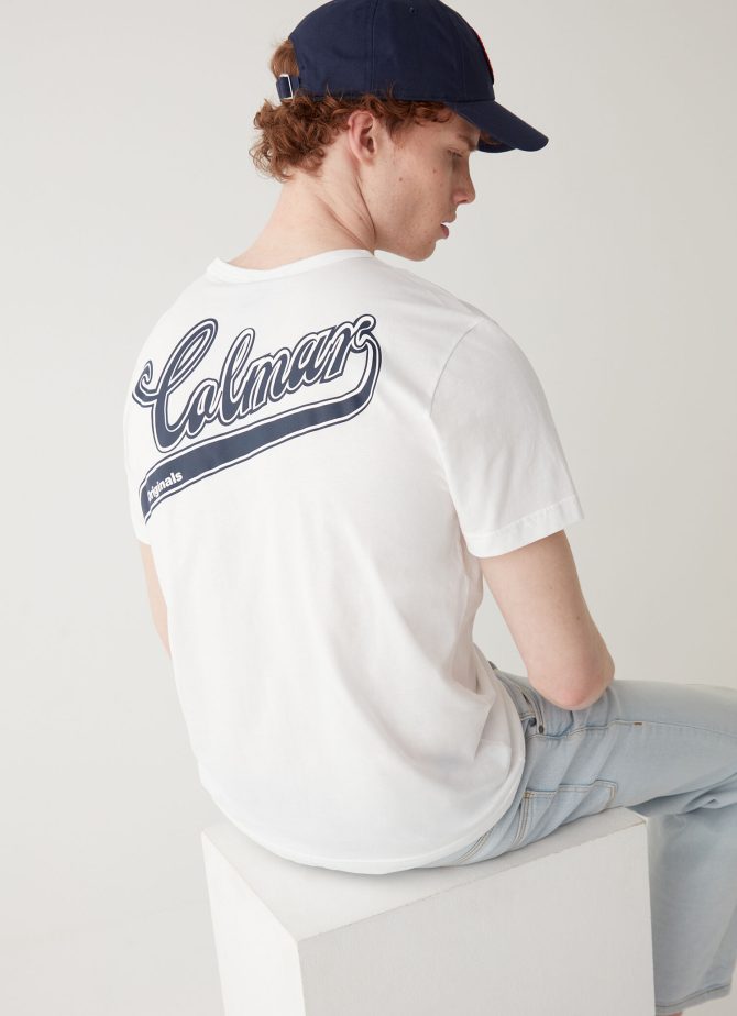 Varsity T-shirt with print on the back - Image 2