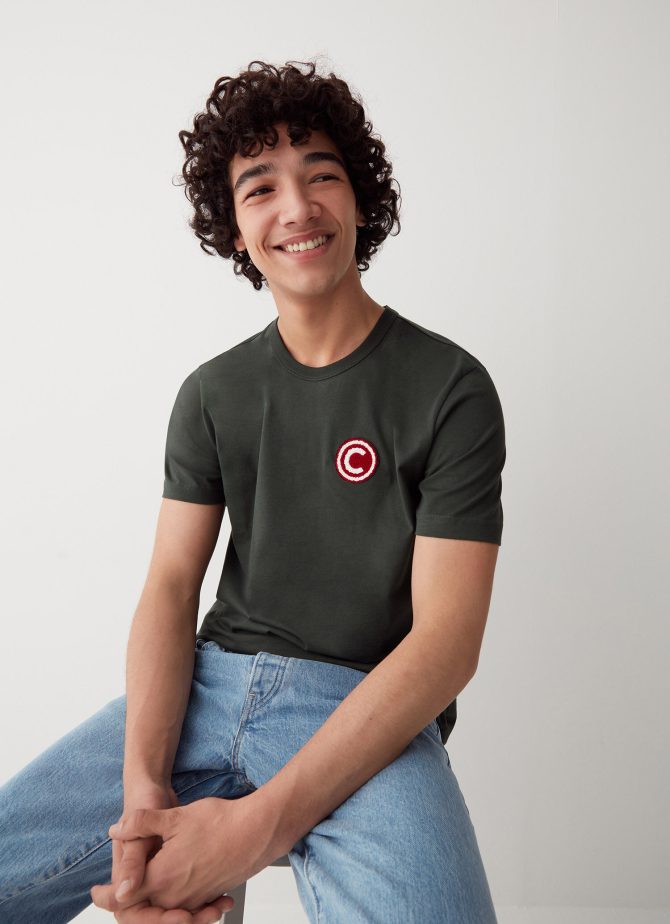 Varsity T-shirt with print on the back - Image 3
