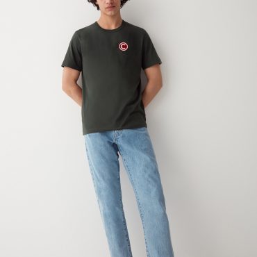 Varsity T-shirt with print on the back