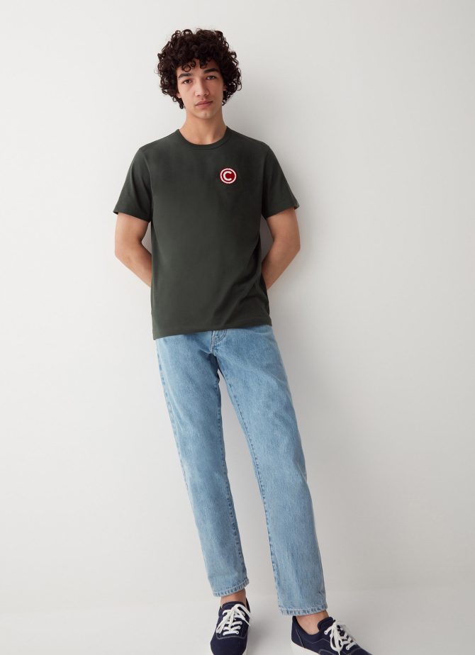 Varsity T-shirt with print on the back