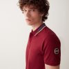 Stretch piqué polo shirt with slits - Image 3