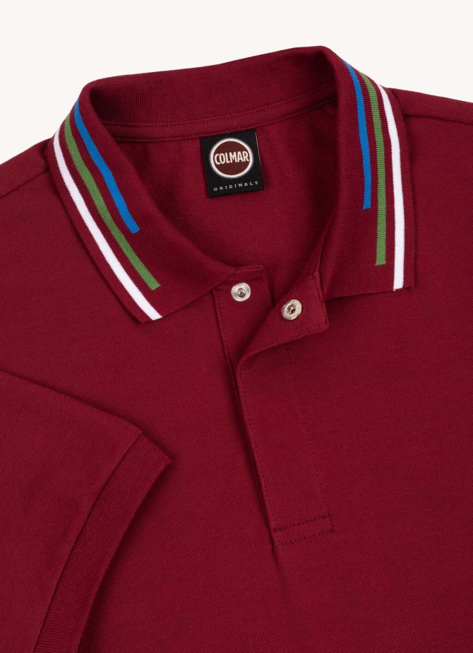 Stretch piqué polo shirt with slits - Image 6