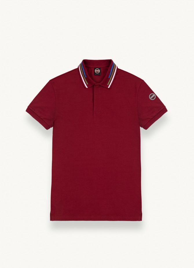 Stretch piqué polo shirt with slits - Image 4