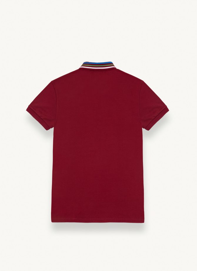Stretch piqué polo shirt with slits - Image 5