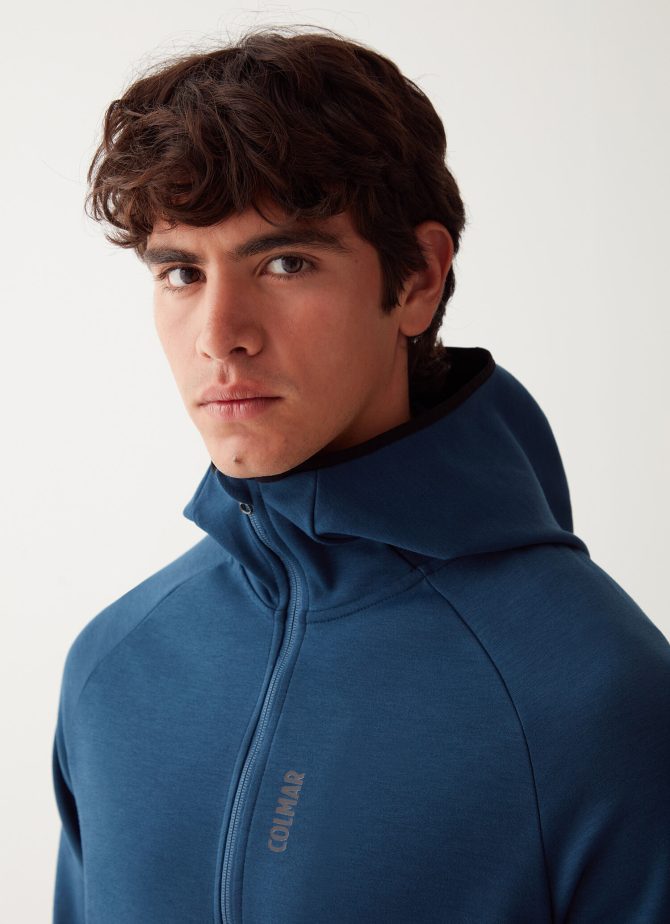 Stretch interlock hooded sweatshirt - Image 3