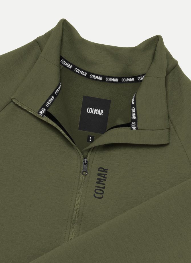 Half zip sweatshirt in stretch interlock - Image 6