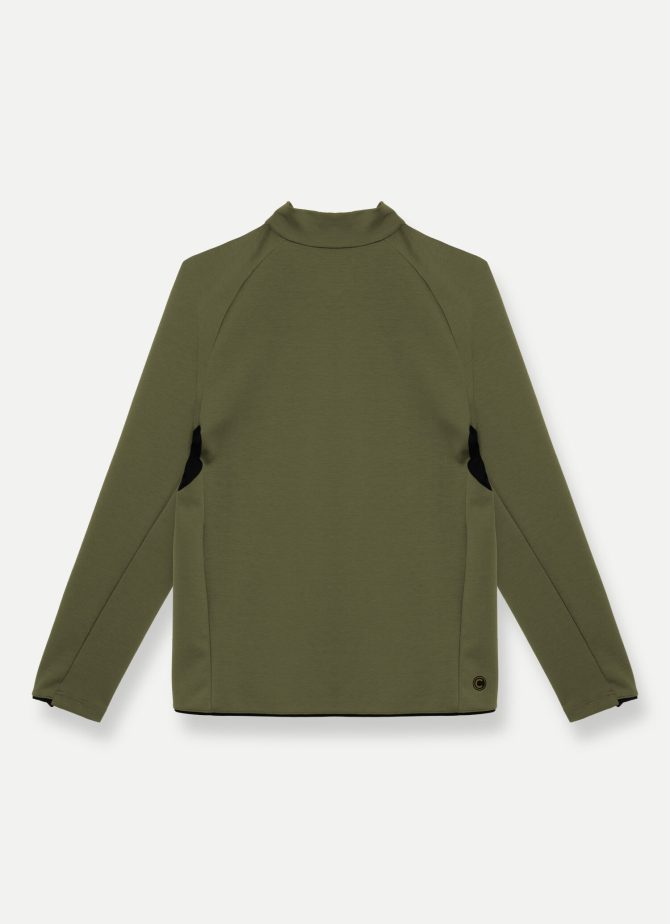 Half zip sweatshirt in stretch interlock - Image 5