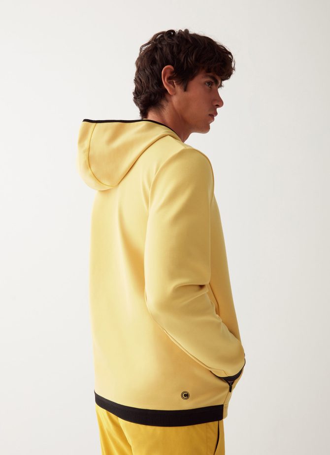 Stretch interlock hooded sweatshirt - Image 3