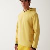 Stretch interlock hooded sweatshirt