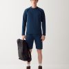 Stretch sweatshirt with mesh inserts