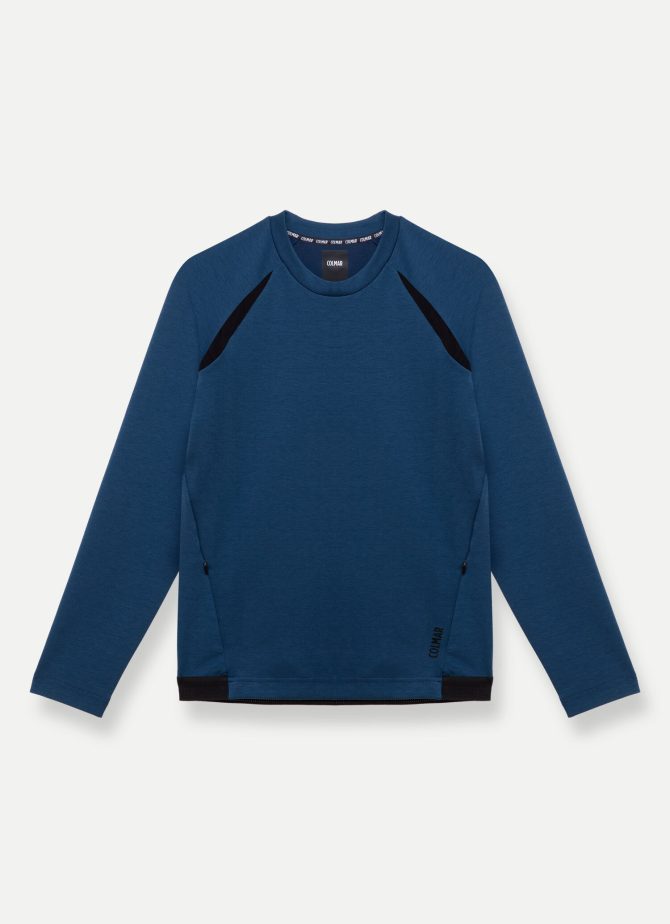 Stretch sweatshirt with mesh inserts - Image 4