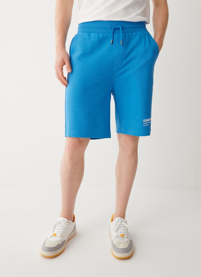 Bermuda shorts in soft fleece with 3D print - Image 3