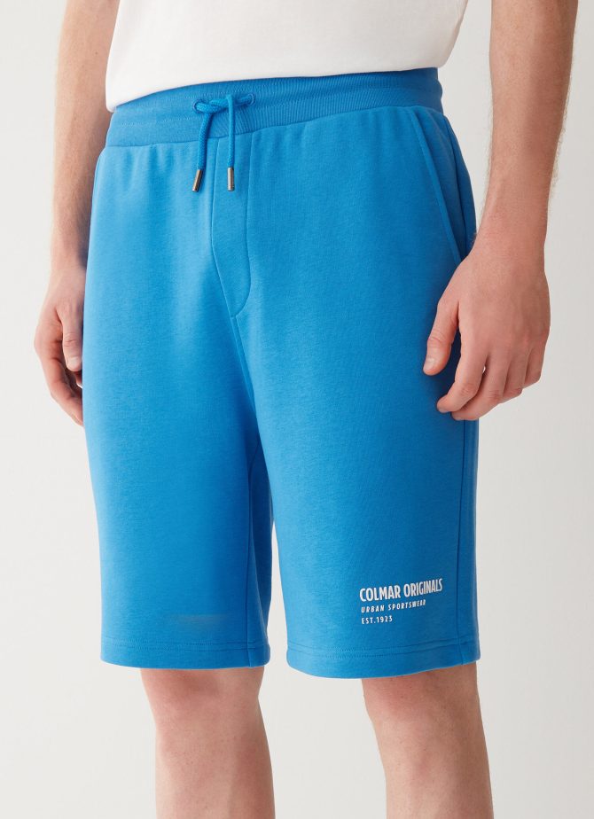 Bermuda shorts in soft fleece with 3D print - Image 2