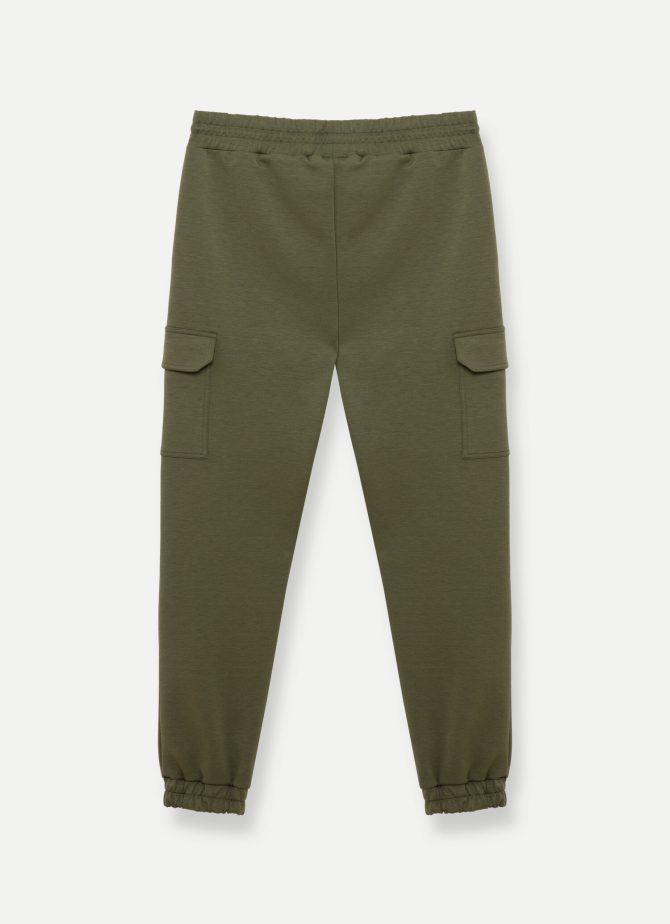 Stretch interlock cargo trousers - Image 5