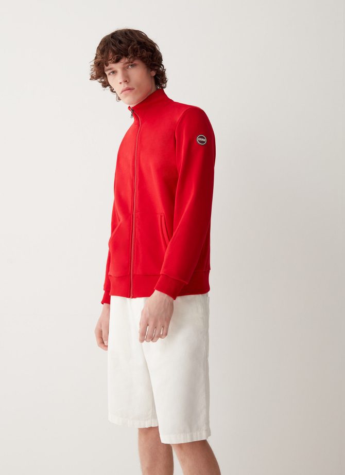 Casual zip sweatshirt