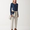 Long-sleeved T-shirt in stretch jersey - Image 3