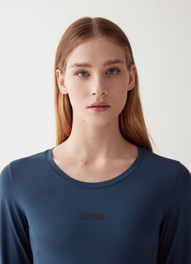 Long-sleeved T-shirt in stretch jersey - Image 2