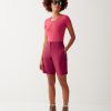 Short-sleeved T-shirt in stretch jersey