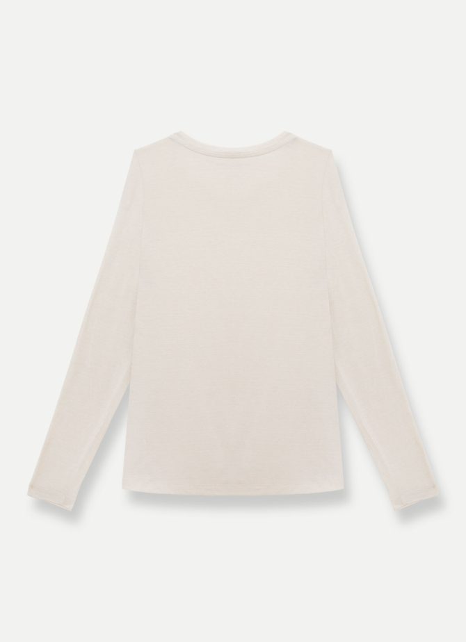 Long-sleeved T-shirt in jersey - Image 5