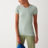 Stretch T-shirt with puff sleeves - Image 3