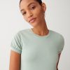 Stretch T-shirt with puff sleeves - Image 2