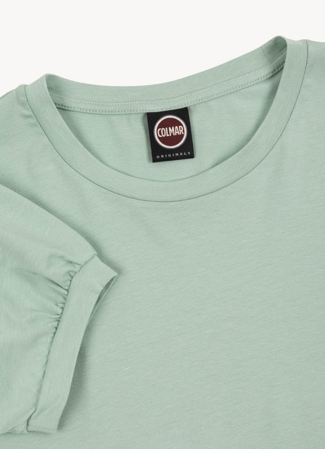 Stretch T-shirt with puff sleeves - Image 6