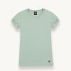 Stretch T-shirt with puff sleeves - Image 4