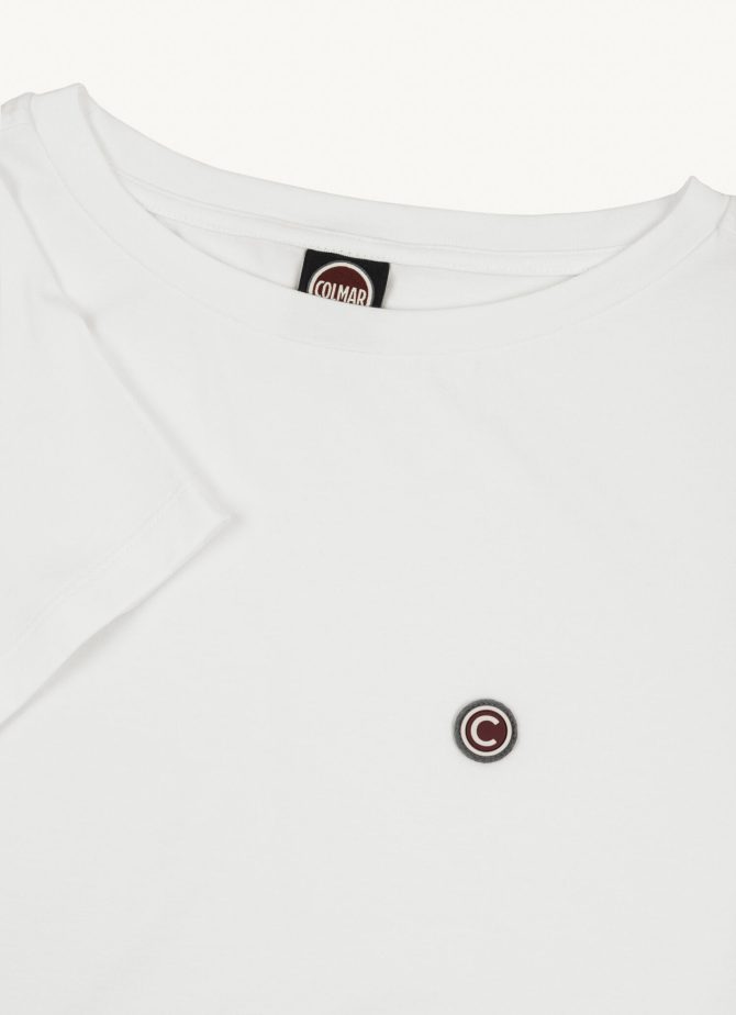Stretch T-shirt with boat neckline - Image 6