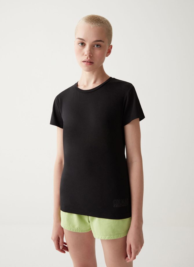 Round neck modal jersey T-shirt - Image 3