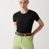 Round neck modal jersey T-shirt