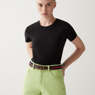 Round neck modal jersey T-shirt