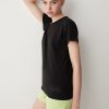 Round neck modal jersey T-shirt - Image 2