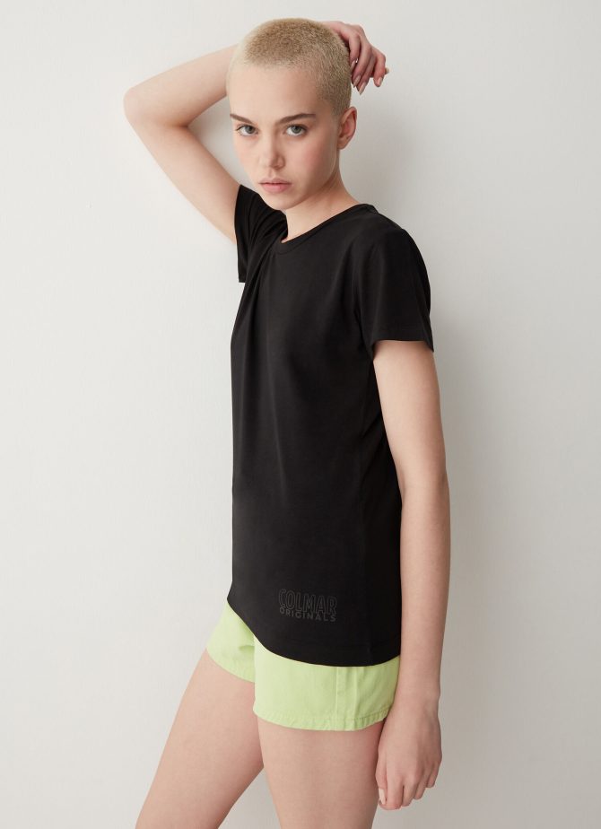 Round neck modal jersey T-shirt - Image 2
