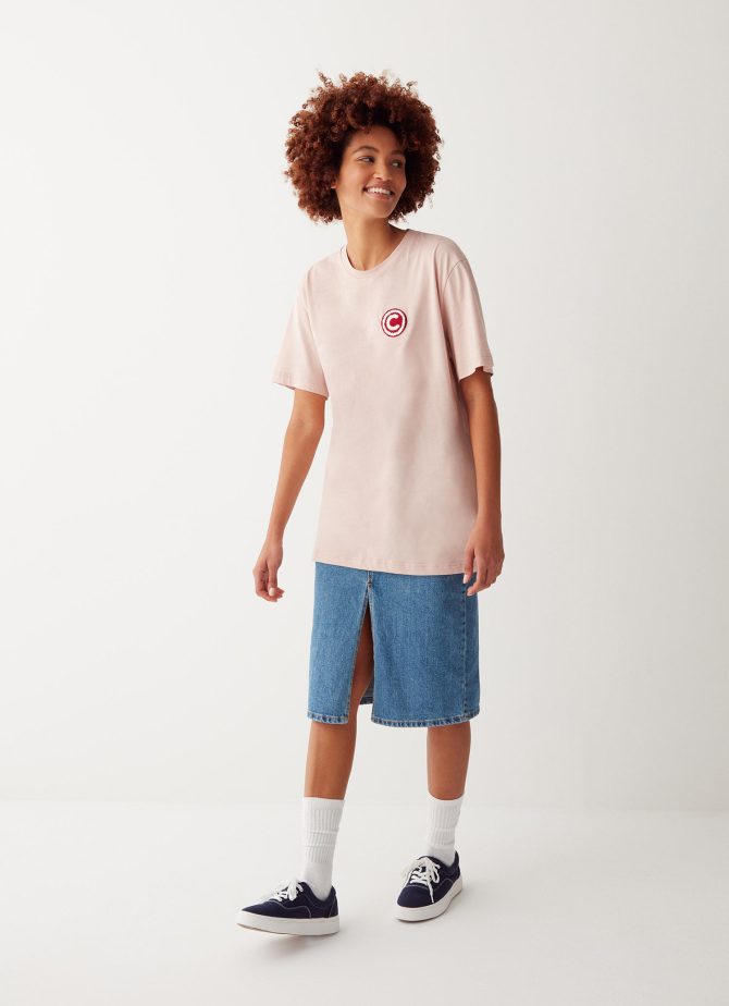 Varsity T-shirt with print on the back - Image 3