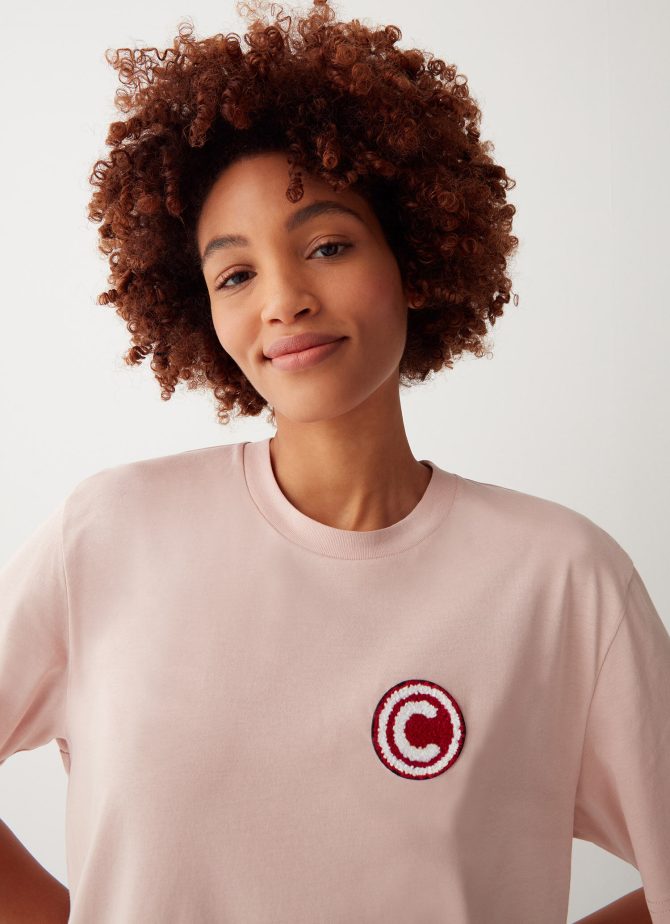 Varsity T-shirt with print on the back - Image 2