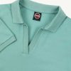 Buttonless stretch piquet polo shirt - Image 6