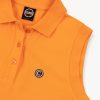 Sleeveless stretch piquet polo shirt - Image 6