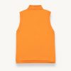 Sleeveless stretch piquet polo shirt - Image 5