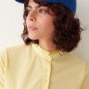 Slim polo shirt with pleated collar - Image 2
