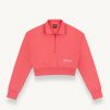 Cropped sweatshirt with ribbed details - Image 4