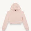 Short sweatshirt with hood and slits - Image 4