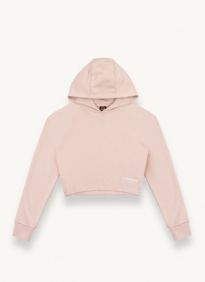 Short sweatshirt with hood and slits - Image 4