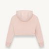 Short sweatshirt with hood and slits - Image 5