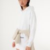 Full zip maxi sweatshirt with hood - Image 3