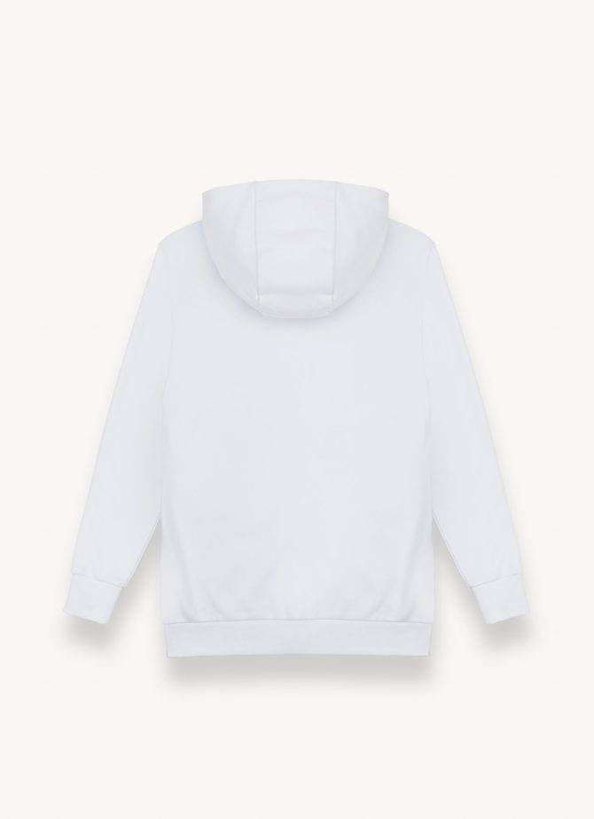 Full zip maxi sweatshirt with hood - Image 5