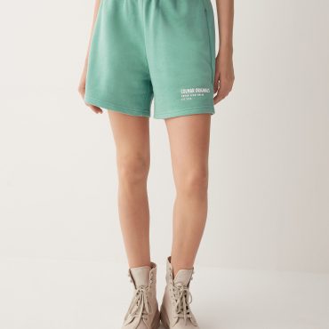 Bermuda shorts in soft cotton blend fleece